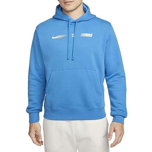 Nike FN4895-435 M NSW Si PO Hoodie FLC BB Długa Koszulka Męska LT Zdjęcie Niebieski Rozmiar XL