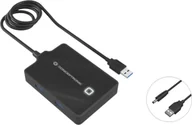 Huby USB - HUB USB Conceptronic HUBBIES11B Czarny - miniaturka - grafika 1