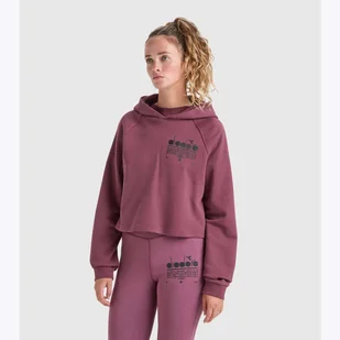 Bluza damska DIADORA L. HOODIE CROP MANIFESTO - Bluzy sportowe damskie - miniaturka - grafika 1