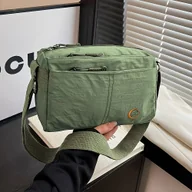 Torebki damskie - TEMU HUOHUO Damska Regulowana Torba na Ramię z Paskiem do Talii/Ramię – Lekka Torba z Nylonu, Zamek Błyskawiczny – Solidna Torba Casual Idealna do - miniaturka - grafika 1