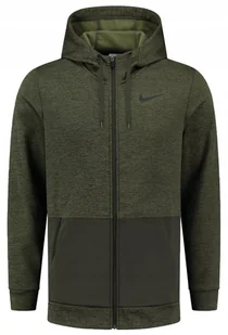 Bluza Nike Therma Treningowa Rozpinana Kaptur CU6231-356 M - Bluzy męskie - miniaturka - grafika 1