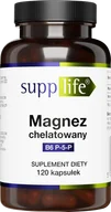 Witaminy i minerały - SUPPLIFE MAGNEZ CHELATOWANY + P-5-P 120 KAPSUŁEK - miniaturka - grafika 1