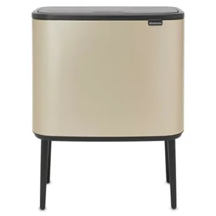 Brabantia Touch Bin Bo kosz na śmieci, szampański 304644 - Kosze na śmieci - miniaturka - grafika 1