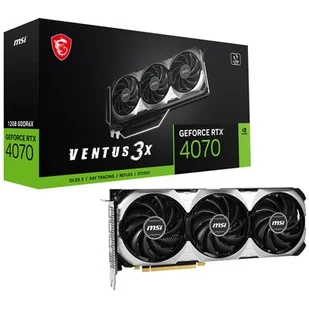 MSI GeForce RTX 4070 VENTUS 3X 12G OC - Karty graficzne - miniaturka - grafika 1
