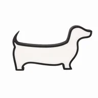 Lampy stojące - Candellux Dog lampa stołowa 12w led 3000k iq kids czarny - miniaturka - grafika 1