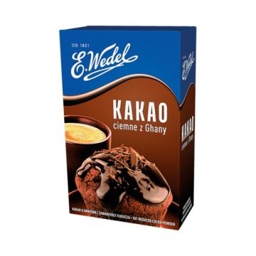 E. Wedel Kakao z Ghany Ciemne 180 g
