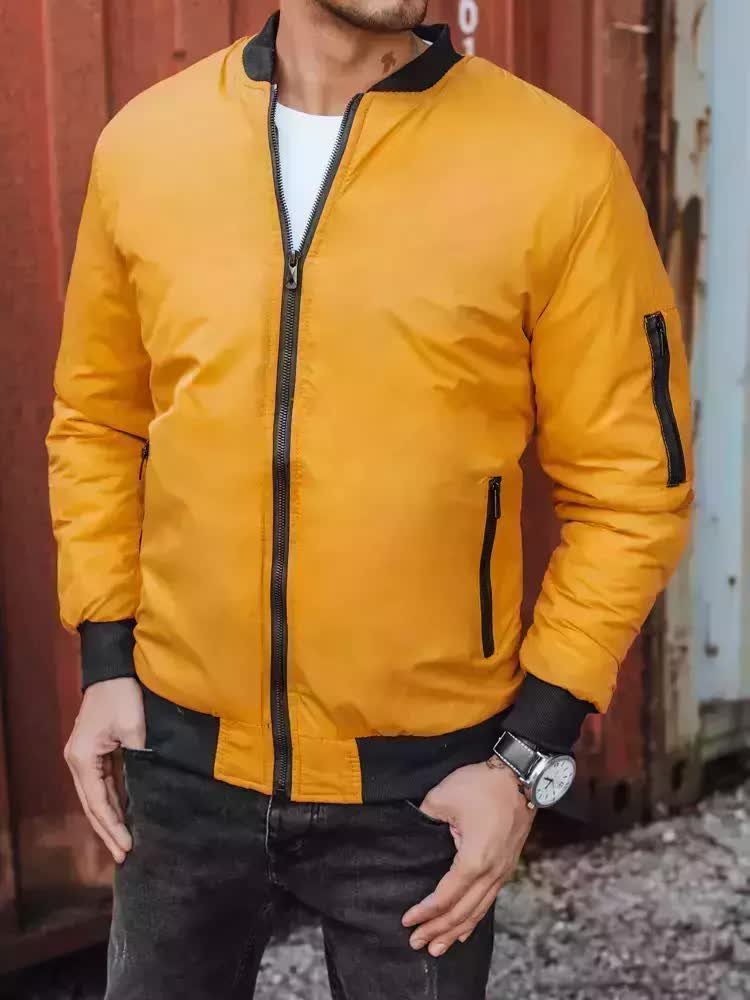 Kurtka męska bomber jacket kamelowa Dstreet TX3825-M