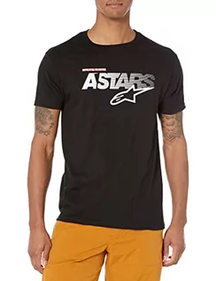 Koszulki męskie - Alpinestars Męski T-shirt Ensure czarny czarny M - grafika 1