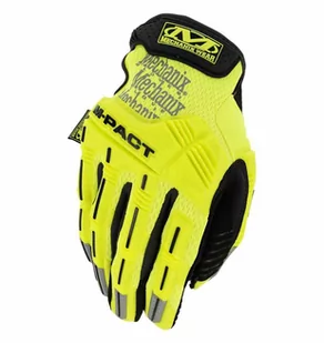 Rękawice Mechanix HiViz MPact HIVIZ YELLOW - Rękawiczki rowerowe - miniaturka - grafika 1