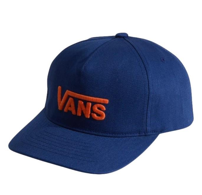 Czapka Z daszkiem VANS Drop V Logo Snapback Deep Indigo VN000QAHFOB1