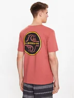 Koszulki męskie - Quiksilver T-Shirt Core Bubble EQYZT07232 Pomarańczowy Regular Fit - miniaturka - grafika 1