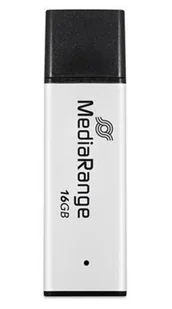 MediaRange MR1899 pamięć USB 16 GB USB Typu-A 3.2 Gen 1 (3.1 Gen 1) Czarny, Srebrny - Pendrive - miniaturka - grafika 1