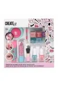 Zabawy w naśladowanie dorosłych - zestaw make-up róż, turkus create it! - miniaturka - grafika 1