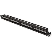 Szafy rack - Value Value VALUE 19&quot PatchPanel Cat6a 24 Ports UTP Black - miniaturka - grafika 1