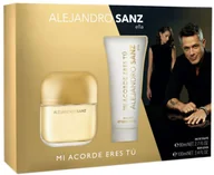 Zestawy kosmetyków damskich - Zestaw Alejandro Sanz Mi Acorde Eres Tu Eau De Toilette Spray 100 ml + Balsam do ciała 80 ml (8436581943009) - miniaturka - grafika 1