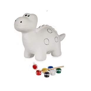 LitigoMeble SKARBONKA DINOZAUR II DO MALOWANIA MONEY $ - Sejfy i kasy pancerne - miniaturka - grafika 1