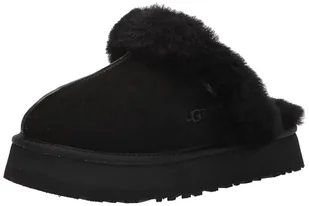UGG Damskie kapcie Disquette, Czarny, 41 EU - Kapcie damskie - miniaturka - grafika 1