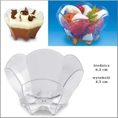 Naczynia i sztućce jednorazowe - Kubek fingerfood 75ml ś.62mm pucharek 24szt $ - miniaturka - grafika 1