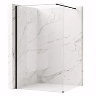 Kabiny prysznicowe - Rea Ścianka prysznicowa Rea Flexi Transparent / Black 140 - miniaturka - grafika 1