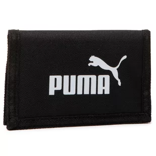 Duży Portfel Męski PUMA - Phase Wallet 075617 01 Puma Black - Portfele - miniaturka - grafika 1