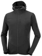 Bluzy sportowe męskie - Bluza Salomon Outline Warm Hybrid Deep Black - miniaturka - grafika 1