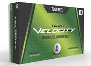 Golf - Piłki golfowe TOUR VELOCITY Feel (białe), 15 szt. - miniaturka - grafika 1