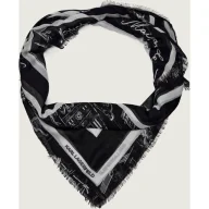 Apaszki i szaliki damskie - Karl Lagerfeld Chusta K/sketch z dodatkiem jedwabiu - miniaturka - grafika 1