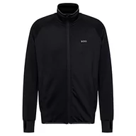 Bluzy męskie - BOSS Męska bluza Sicon Active, czarny (Black1), XS - miniaturka - grafika 1