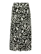 Spódnice - Vero Moda Spódnica w kolorze czarno-kremowym - miniaturka - grafika 1