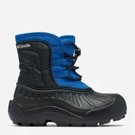 Buty dla chłopców - Śniegowce chłopięce wodoodporne Columbia Youth Powderbug Snowlite Lace 2103521433 34 (3US) Czarny/Niebieski (195981560862) - miniaturka - grafika 1