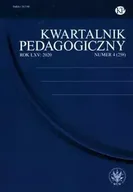 Czasopisma - Kwartalnik Pedagogiczny 2020/4 - miniaturka - grafika 1