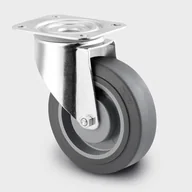 Pozostałe wyposażenie warsztatu - B2B Partner Koło z łożyskami kulkowymi, obrotowe, 125 mm 3470PJP12562 SUPRA - miniaturka - grafika 1