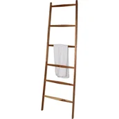 Szafy i regały magazynowe - Wieszak na ręczniki z drewna akacjowego Robinia, 55 x 170 cm - miniaturka - grafika 1