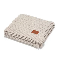 Koce i narzuty dla dzieci - La Millou - Ciepły Koc Merino 100% CREAM - miniaturka - grafika 1