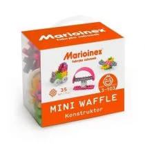 MARIOINEX Klocki waffle mini 35 sztuk dziewczynka - Klocki - miniaturka - grafika 1