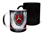 Kubki - KUBEK MAGICZNY Z NADRUKIEM-PREZENT MERC-EDES RÓŻNE WZORY DO WYBORU+IMIĘ - miniaturka - grafika 1