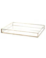 Deski do krojenia - Taca Metalowa Taca Lustrzana Oro - miniaturka - grafika 1