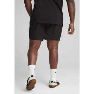 Męskie tkane szorty Essentials 5" PUMA Black - Spodnie sportowe męskie - miniaturka - grafika 1