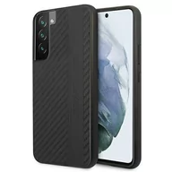 Etui i futerały do telefonów - Mercedes AMG AMHCS22MBLSCA S22+ S906 czarny/black hardcase Carbon Stripe&Embossed AMG00023-0 - miniaturka - grafika 1