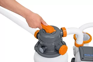 Piaskowa Pompa Filtrująca do basenów BESTWAY 5678 l/h + Złączki + Węże - Akcesoria do basenów - miniaturka - grafika 2