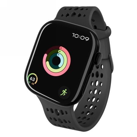 Decoded Silicone Ares O Band - silikonowy pasek do Apple Watch 40/42 mm black