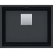 Zlewozmywaki - Franke Kubus 2 - Zlew zapachowy KNG 110-52, 52x42 cm, onyks 125.0641.392 - miniaturka - grafika 1