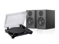 Zestawy stereo - Audio-Technica AT-LPW50PB + A28 - miniaturka - grafika 1