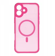 Etui i futerały do telefonów - Futerał FULL MATTE MAG COVER kompatybilny z MagSafe do IPHONE 14 Pro Max różowy - miniaturka - grafika 1