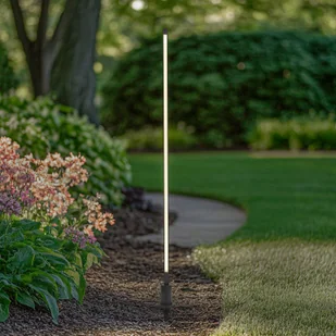 Lindby Słupek oświetleniowy LED Neano, wysokość 120 cm, czarny, metalowy - Lampy ogrodowe - miniaturka - grafika 1