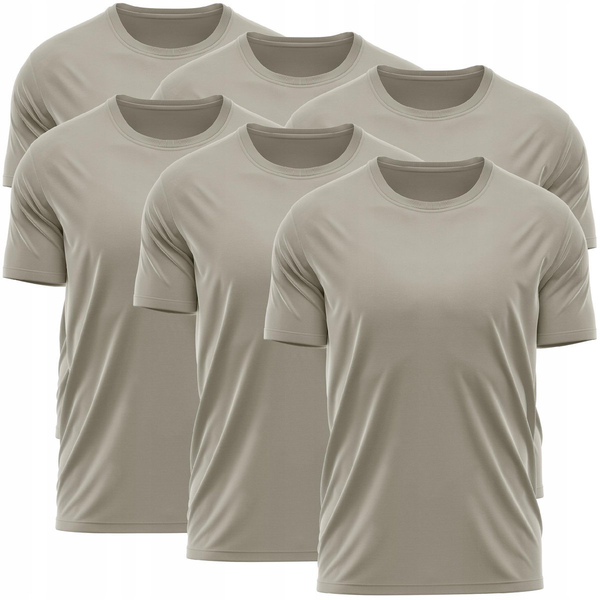 Koszulka Wojskowa Militarna Patriotyczna Zestaw 6 Pak 6Pak Gładka Basic