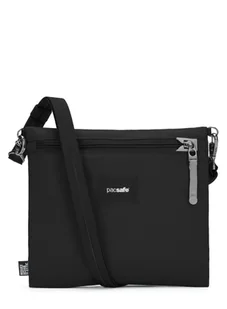 Torba antykradzieżowa Pacsafe Go Crossbody Pouch - jet black - Torby męskie - miniaturka - grafika 1