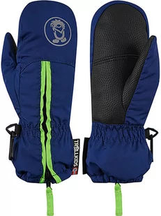 Trollkids Rękawice funkcyjne "Mitten" w kolorze granatowo-zielonym - Rękawiczki dla dzieci - miniaturka - grafika 1