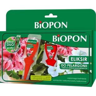 Eliksir do pelargonii i innych roślin balkonowych 5 x 35 ml BOPON - Nawozy ogrodnicze - miniaturka - grafika 1