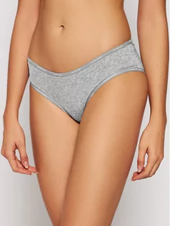 Majtki damskie - Calvin Klein Underwear Figi klasyczne 000QF4557E Szary - grafika 1